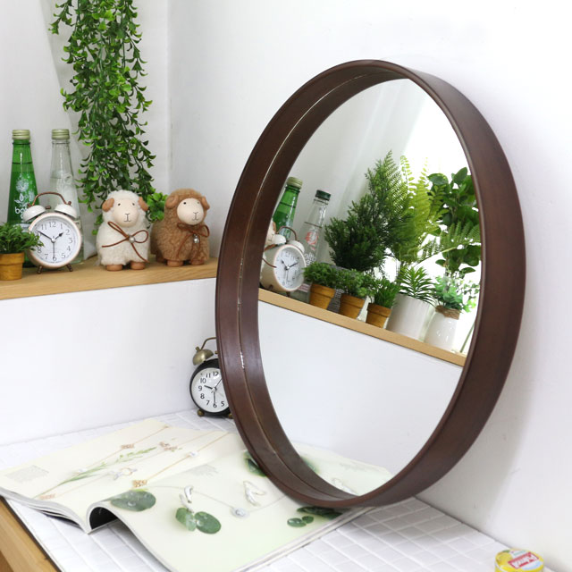 MJK 우드 원형 거울 410mm 35,300원