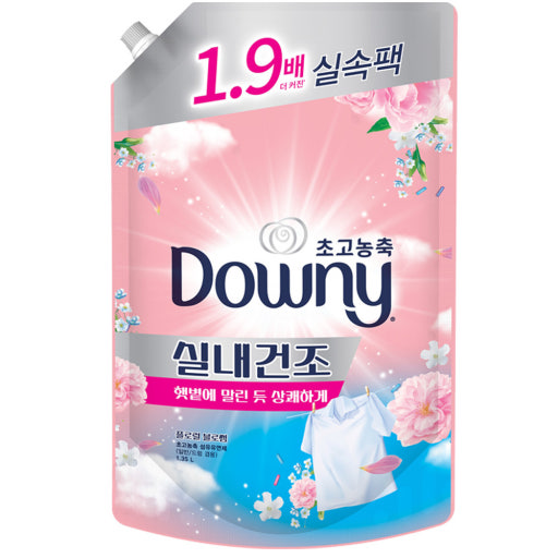 다우니 초고농축 실내건조 섬유유연제 1.35L리필형 1개입 핑크 41,910원
