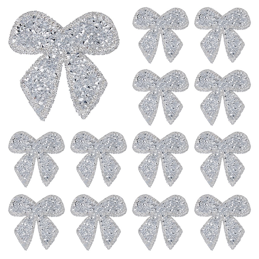 리본 보우 자수 패치 우아한 분위기 장식 DIY 핸드메이드 의류 수선 수공예 소품, 1개, 크리스탈 379 16,870원