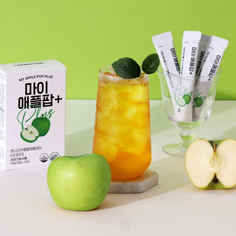 마이 애플팝+ 풋사과맛 하루1포 애플페논 다이어트 14포(140g) x 1박스, 10g, 14개 37,760원