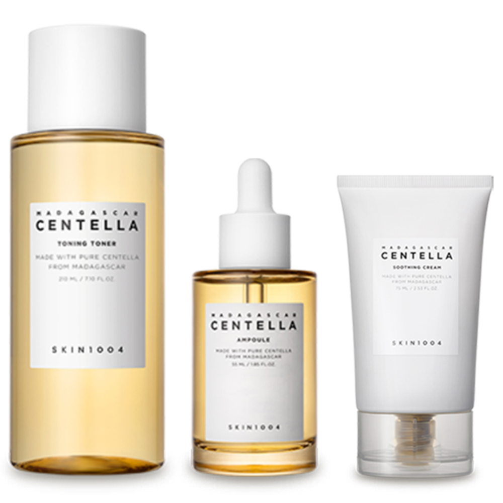스킨1004 마다가스카르 센텔라 토닝 토너 + 앰플 + 수딩크림 (3종), 1개 56,510원