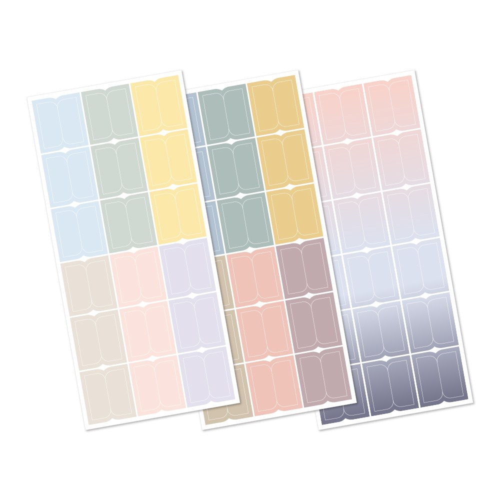 데이스테이션 컬러 인덱스 라벨 탭 스티커 4,800원