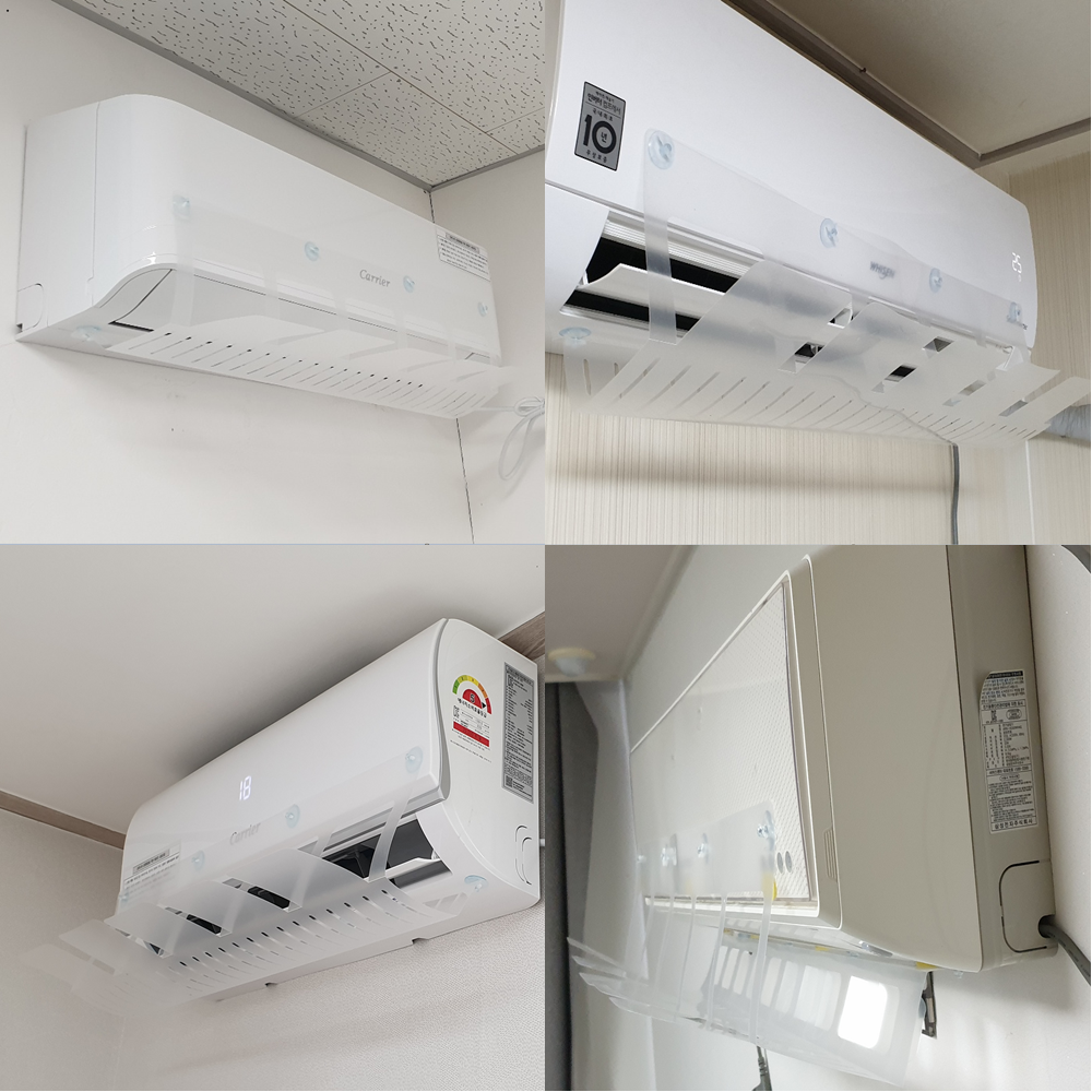 벽걸이 에어컨 바람막이 삼성 엘지 하우젠 투인원 에어컨 바람막이, 1세트, 벽걸이 바람막이 1장세트 16,900원