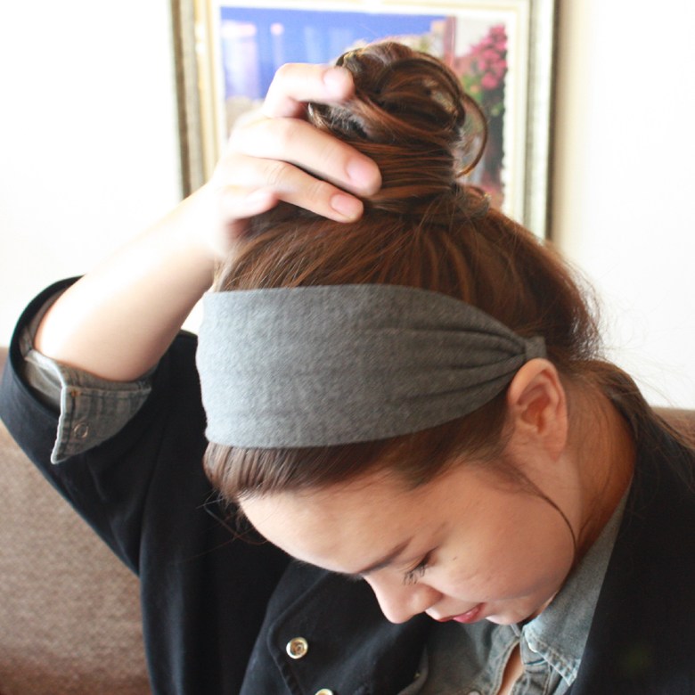 레인걸 [2개세트] 데일리 면 반다나 헤어밴드 넓은머리띠 12,900원