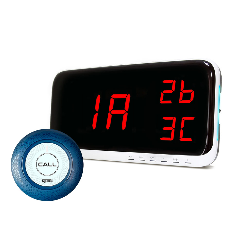 씨스콜 ST-A1 블루 + SR-A2003 요식업 호출벨 수신기 세트 (ST-A1), 1개 117,000원