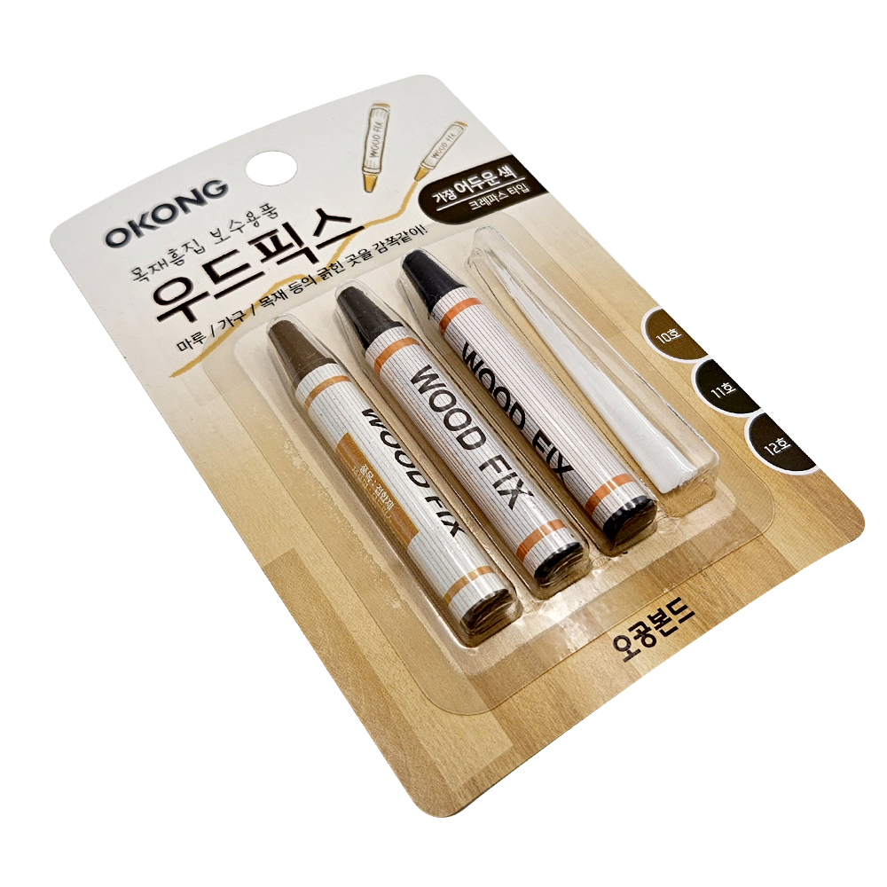 원목 나무 가구 우드픽스 가장어두운색(10호~12호) 마루 흠집 스크레치 보수 7,950원