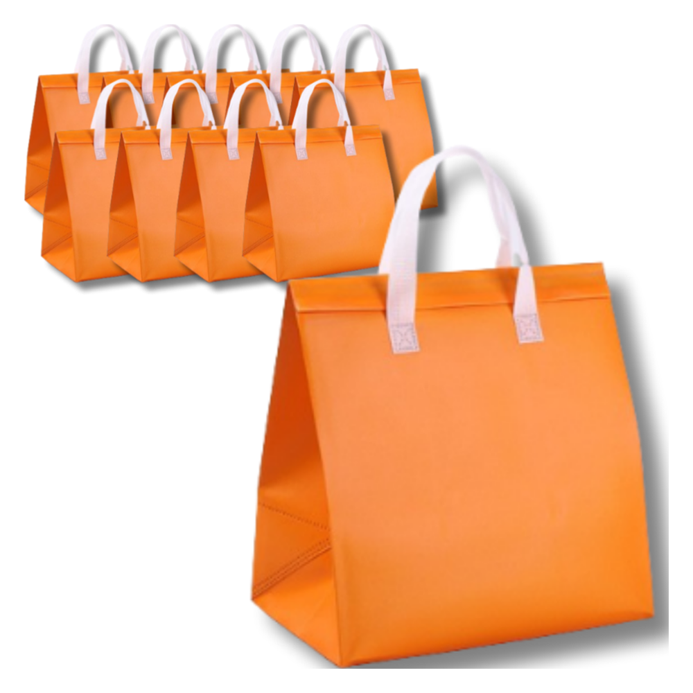 비비드닷 케이터링 테이크아웃 보온보냉백, 주황색, 10개, 현재가 7,080원