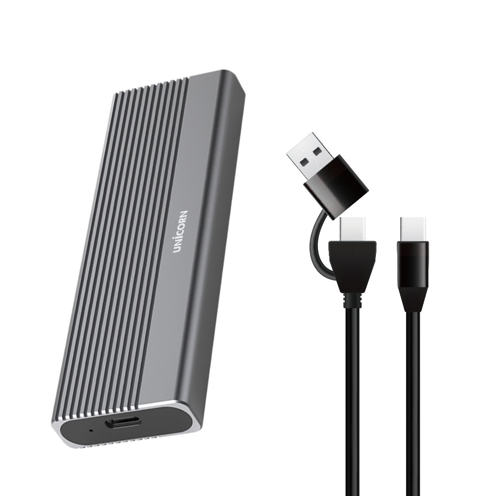 유니콘 NVMe M.2 SSD외장케이스 Gen2.10Gbps A+C타입젠더 SM-700P, 1개, SM-700P 15,800원