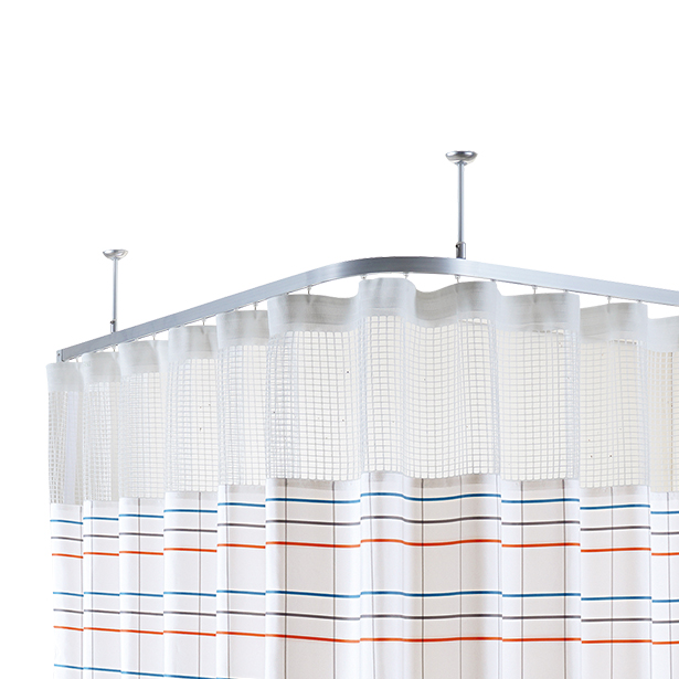 한국레일갤럭시 병원레일 요양원 한의원 병실 입원실 탈의실 반영구 피부관리실 마사지샵 라운드 곡선 가림막 커튼 레일 147,500원