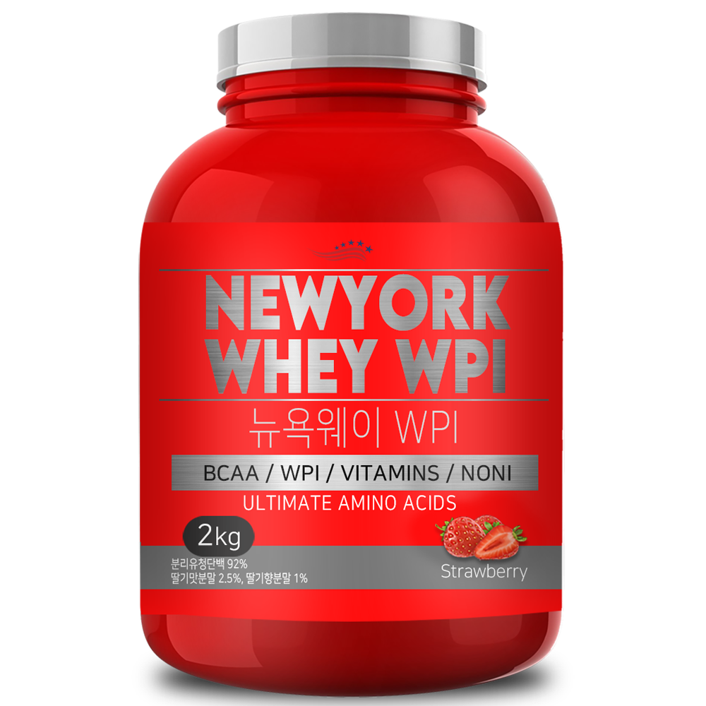 대용량 단백질보충제 뉴욕웨이 딸기맛 유당제로 2kg 71,300원