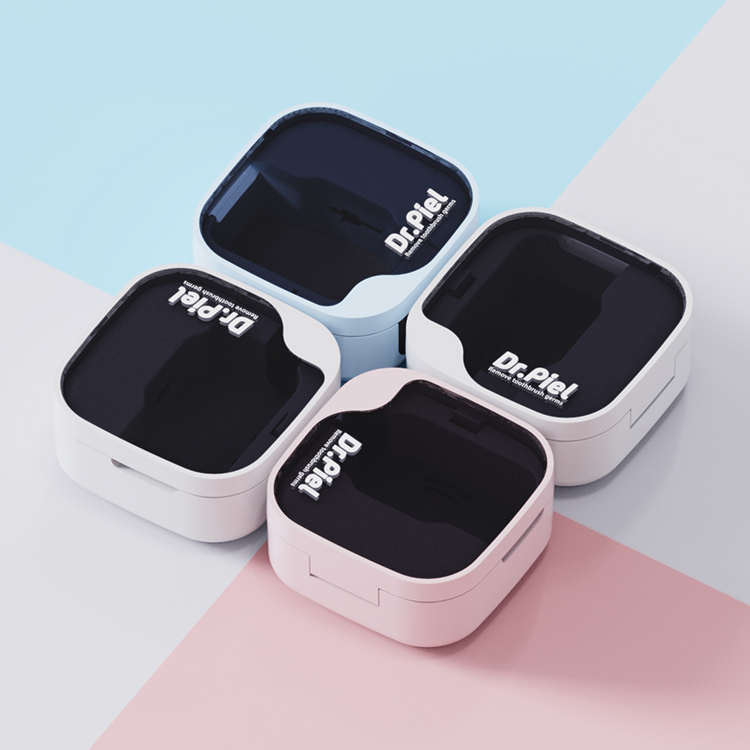 방수되는 칫솔 히팅건조 살균기 닥터피엘 올뉴큐빙 2개 (IPX7 인증), 퓨어 화이트 + 베이비 핑크 52,810원