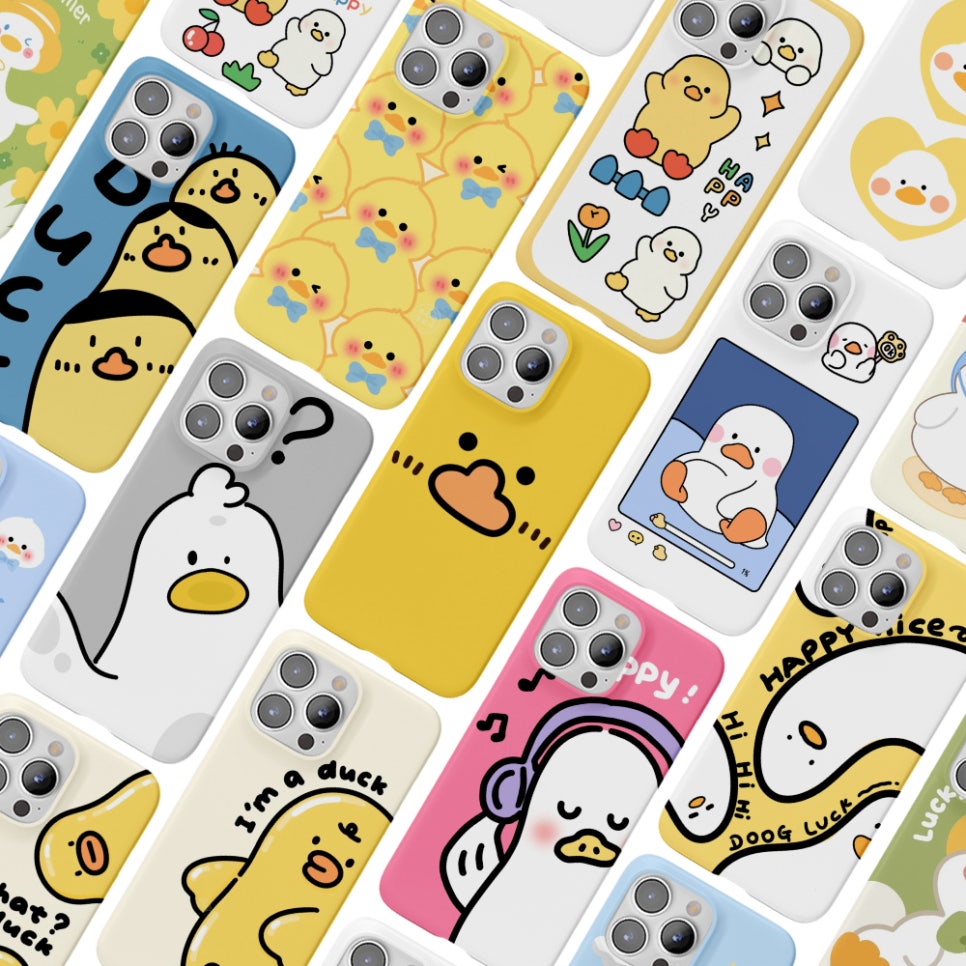 귀여운 오리 케이스 AT-M130 AT-M150 시나모롤폰 포켓몬폰2 포켓몬폰3 잼폰2 잼폰3 마이브키즈폰 13,500원