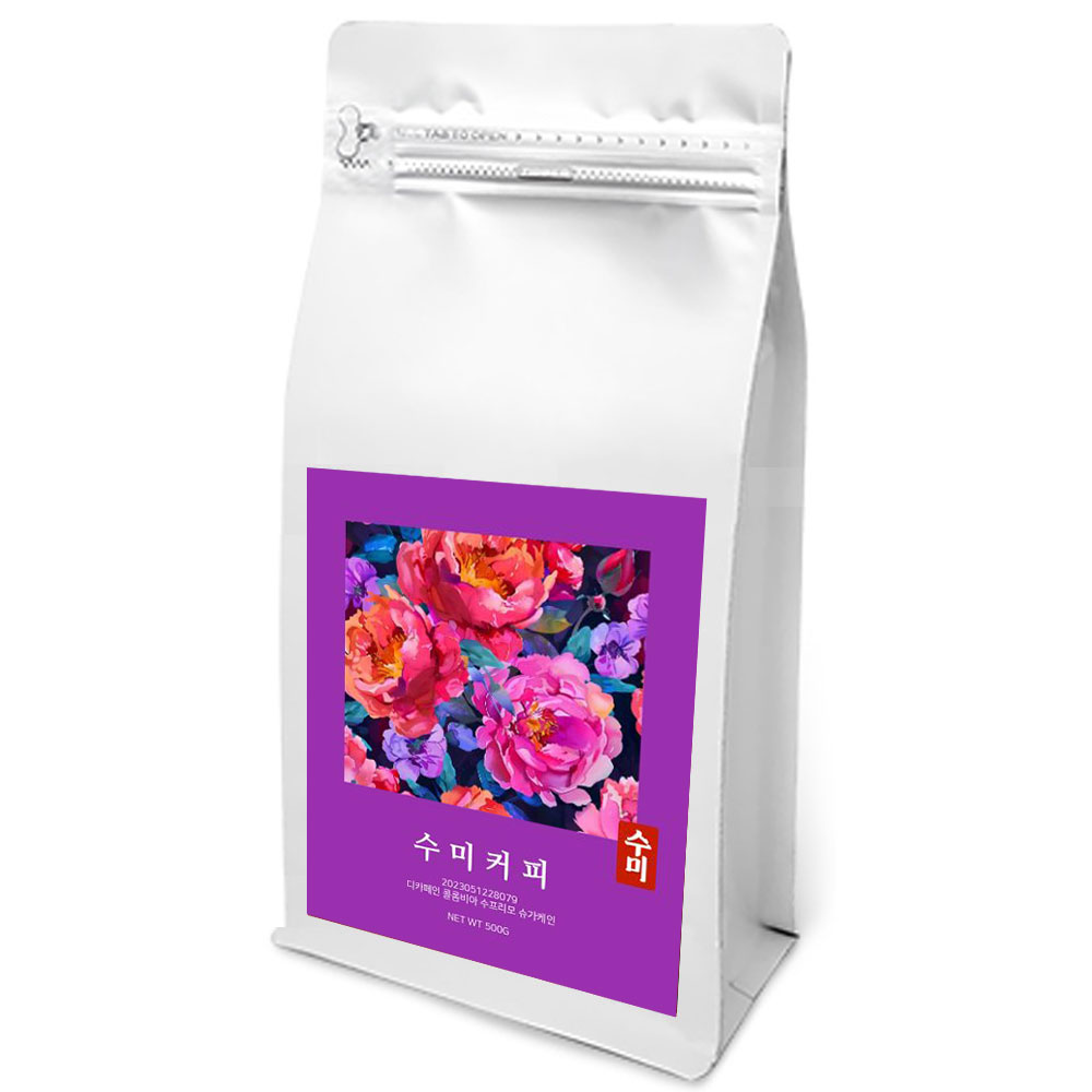 수미커피 에티오피아 아바야 게이샤 G1 내추럴 스페셜티 원두, 500g, 1개, 홀빈(분쇄안함) 25,500원