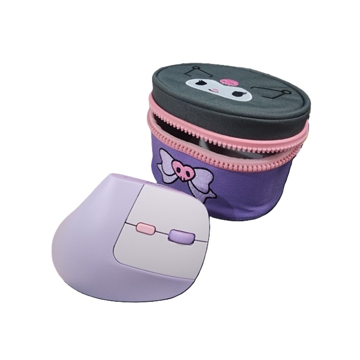 로이체 산리오 저소음 버티컬 충전식 무선 마우스 + 파우치 세트 SAN-VMS-B-KU 48,740원