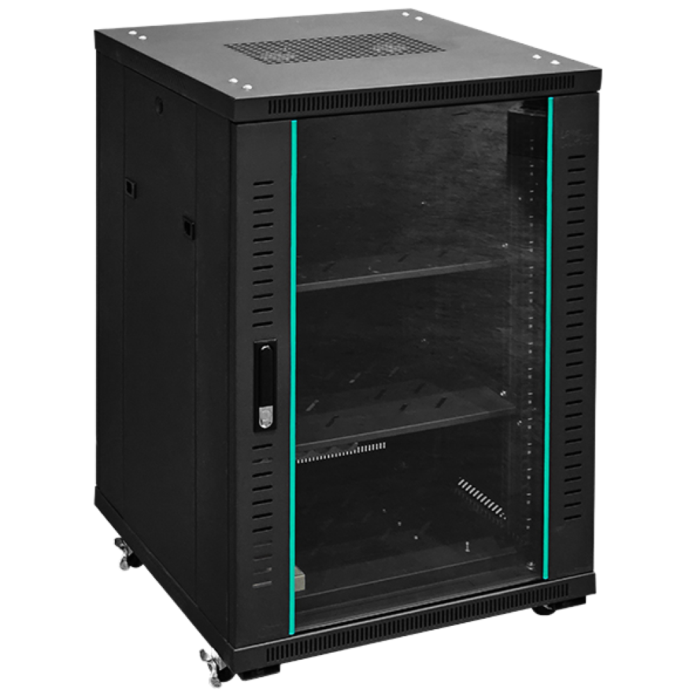 랜스타 허브랙 검정 18U 1000x600x600 통신랙 LS-1000HB 333,000원