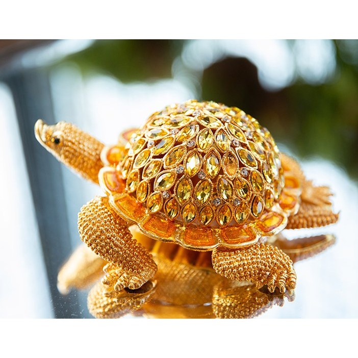 황금 거북이 큐빅 보석함 악세사리 보관 인테리어 소품 36,000원