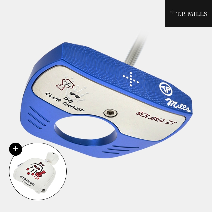 [제로토크좌타,우타 사용가능]티피밀스 클럽챔프 솔라나 ZT 퍼터[남여공용][말렛][블루][JUMBO GRIP] 800,000원
