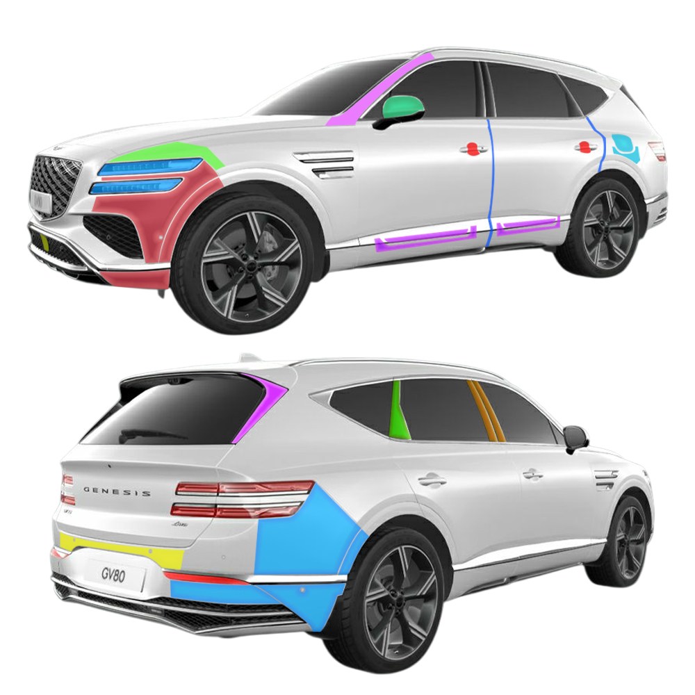 스킨엑스 GV80 페이스리프트 외장필수패키지C PPF 차량보호필름, 1개 258,000원