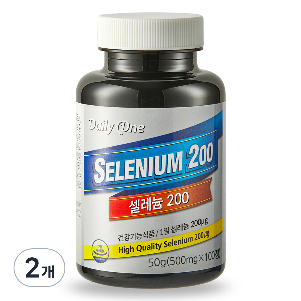 데일리원 셀렌 200, 100정, 2개 21,300원