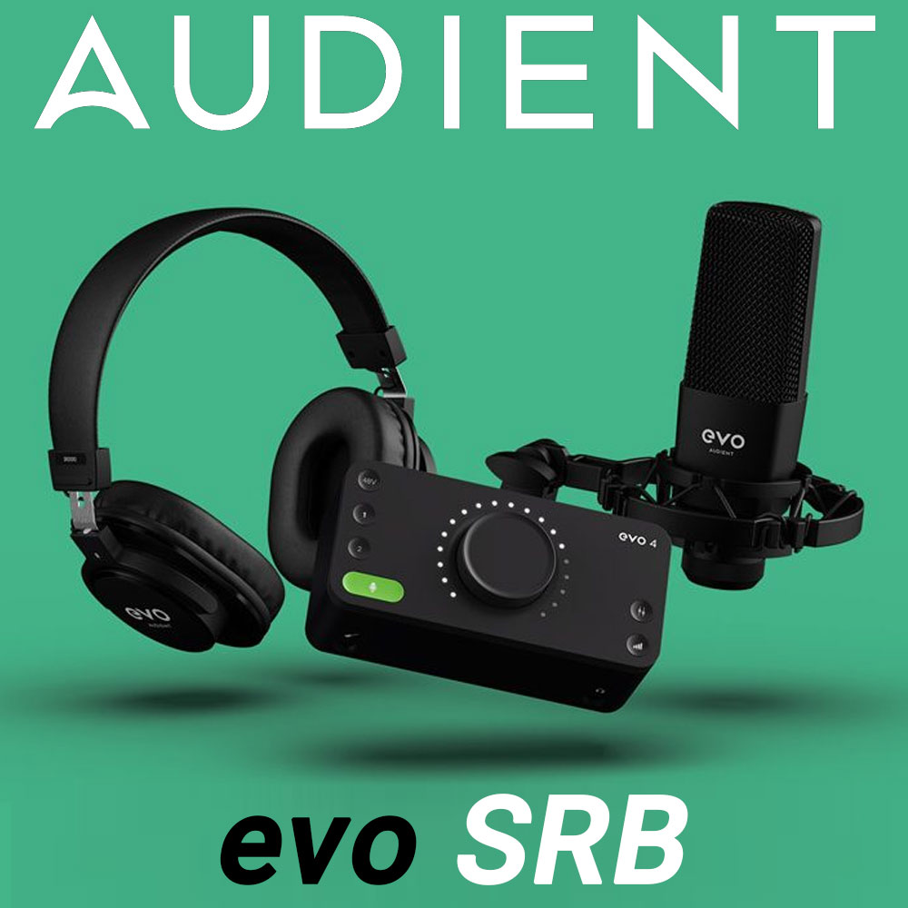 [정품] Audient EVO SRB 오디언트 EVO4+SR1마이크+SR2000헤드폰+쇼크마운트+케이블 레코딩 패키지 360,000원