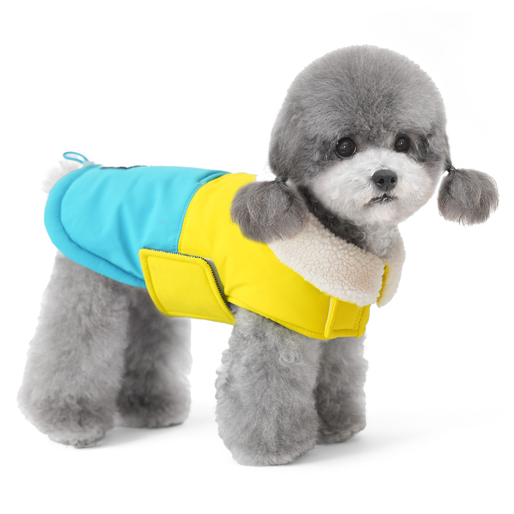 준성펫 투톤 양털 벨크로 강아지 패딩 조끼 하네스 고리 애견 겨울 옷 아우터 소형견 중형견 반려견 의류 20,790원