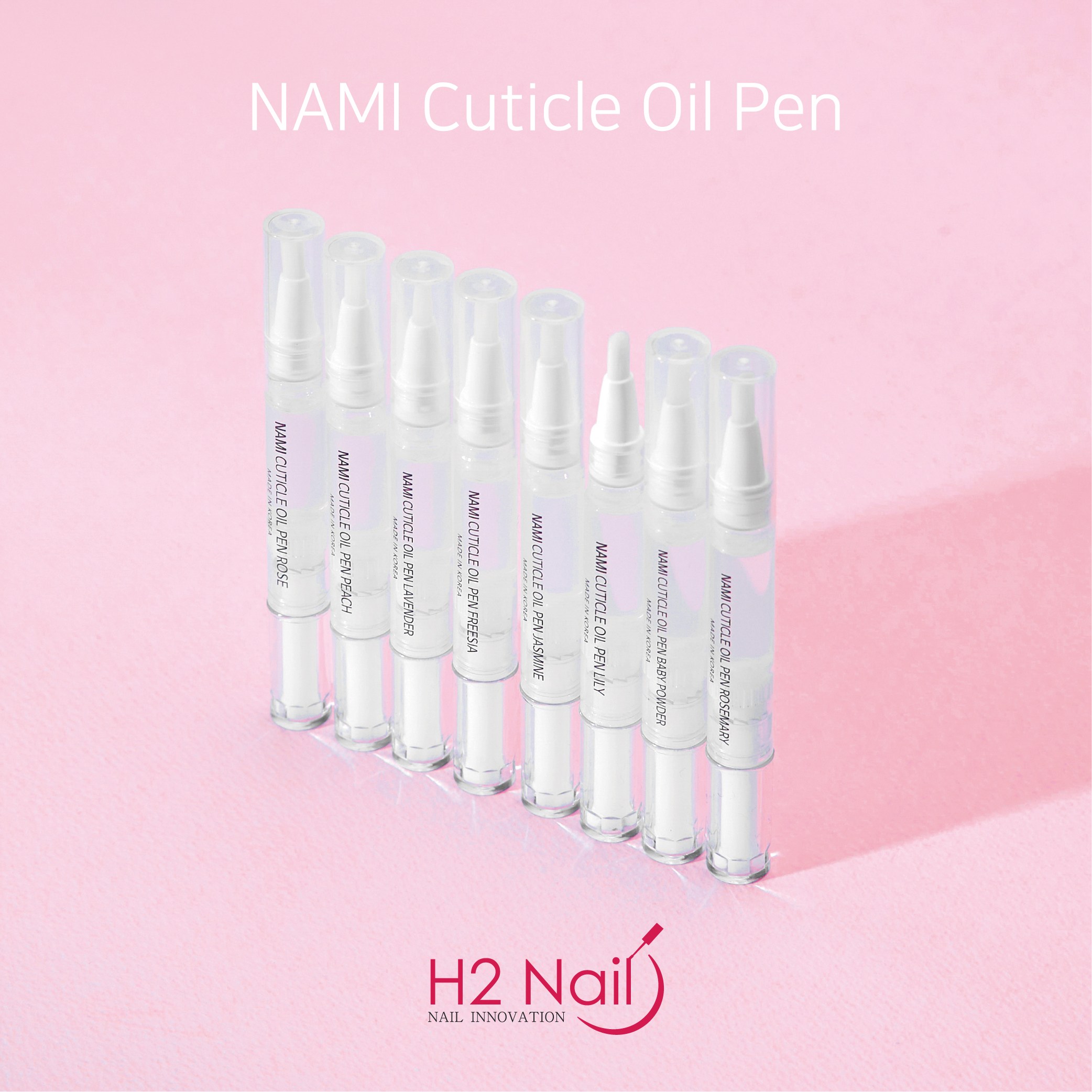 H2네일 국내산 최저 나미 큐티클 오일펜 8종 손톱영양제 큐티클영양제 손톱강화제, 1개, 2ml 3,000원