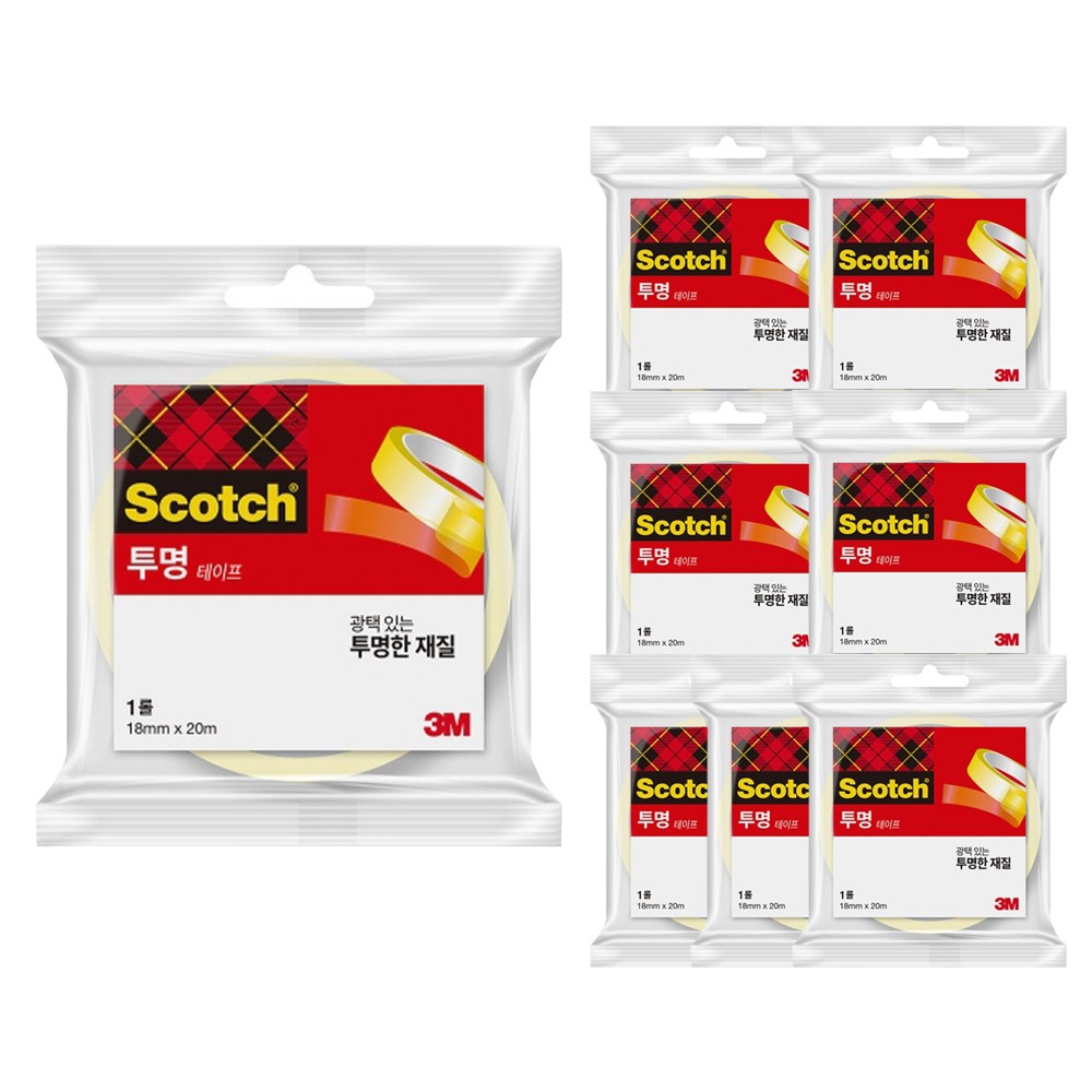 3M 스카치 다용도 테이프 리필 3인치 550 18mm x 20m 21,000원