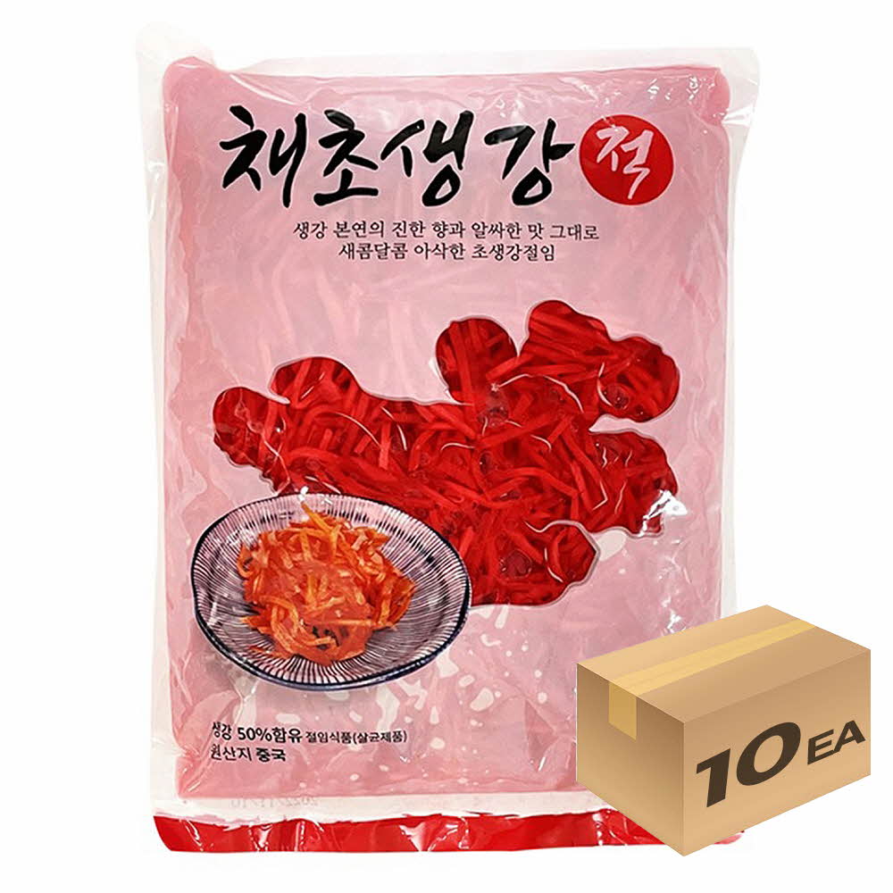 1박스) 코우 생기리쇼가 적초생강채 1.3kg x 10개입 23,800원