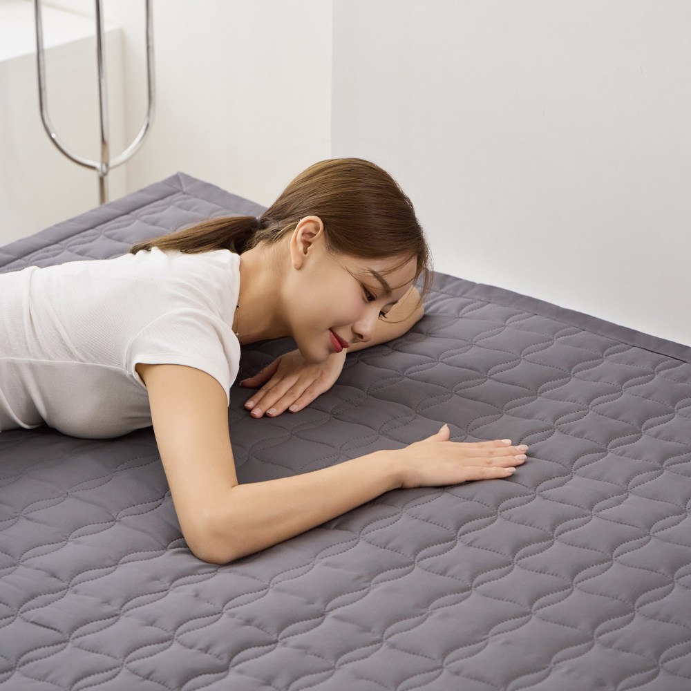 한일의료기 26년형 워셔블 전자파없는 전기장판, 1인용 싱글 (110x200cm), 차콜그레이 110,000원