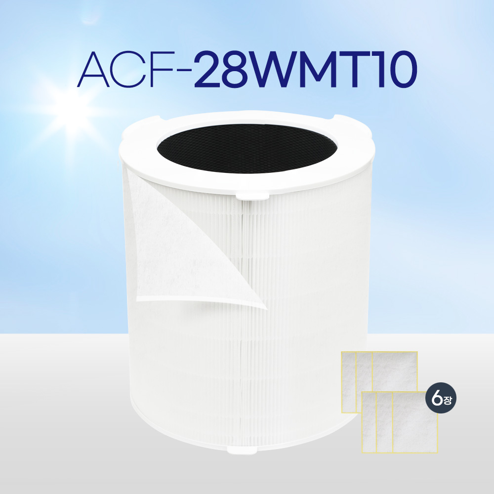 환경필터 쿠쿠 공기청정기 필터세이퍼 6장 ACF-28WMT10 (AC-28W전용) 11,580원