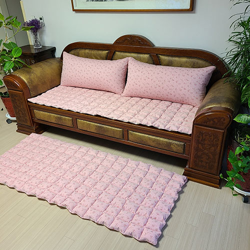 한이 선염프린트 돌쇼파매트 3인용 4인용 두툼한 돌쇼파패드 74,000원