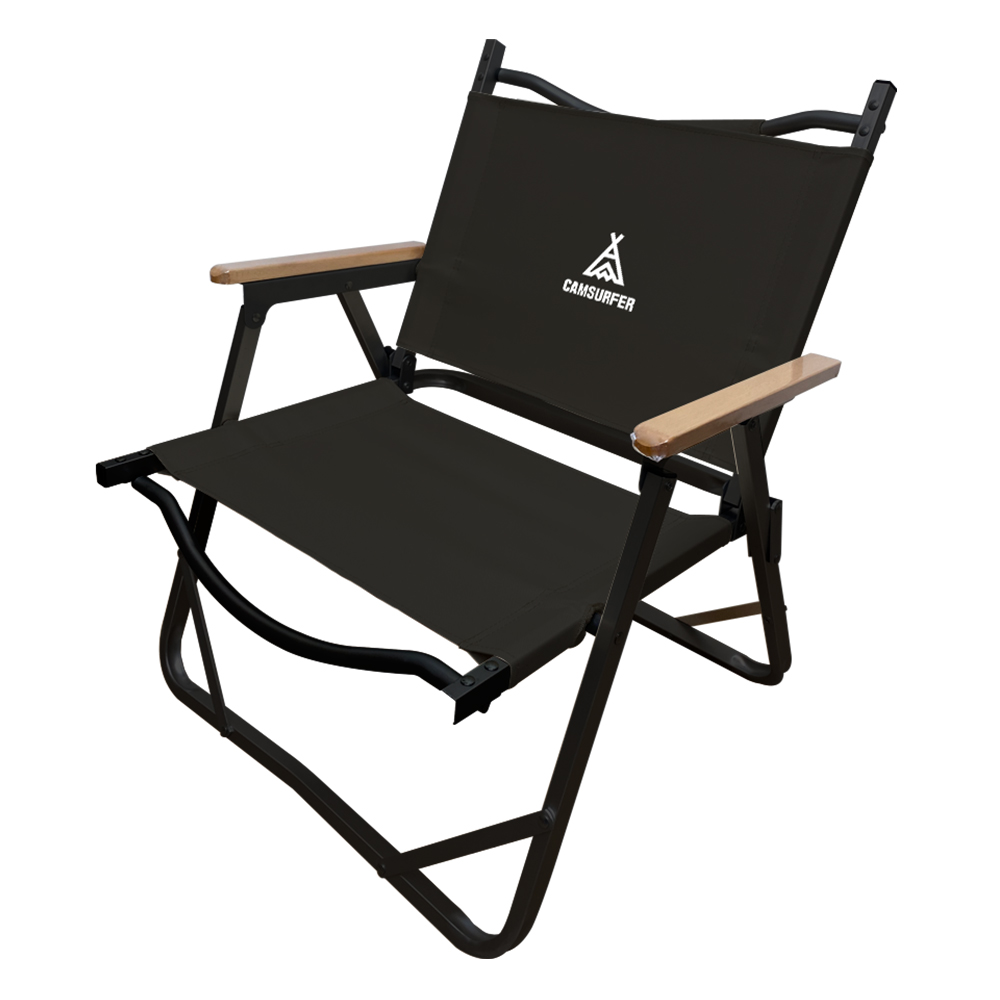 1+1 [캠서퍼] 컴팩트 폴딩 감성 캠핑의자 베이지 블랙 접이식 휴대용 로우체어 43,800원