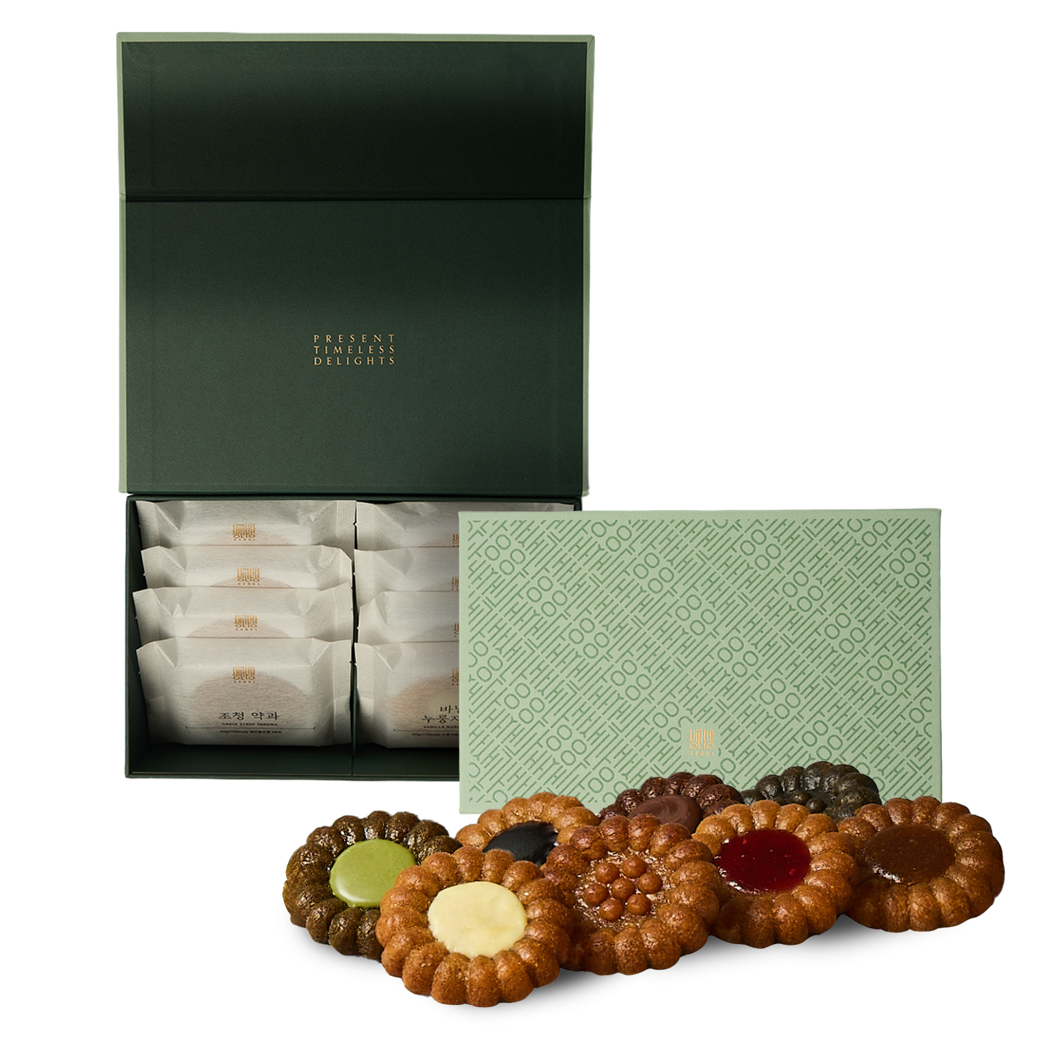 생과방 수제약과 선물세트 8개입 한과 전통과자 기본포장 쇼핑백포함, 320g, 1세트 37,000원