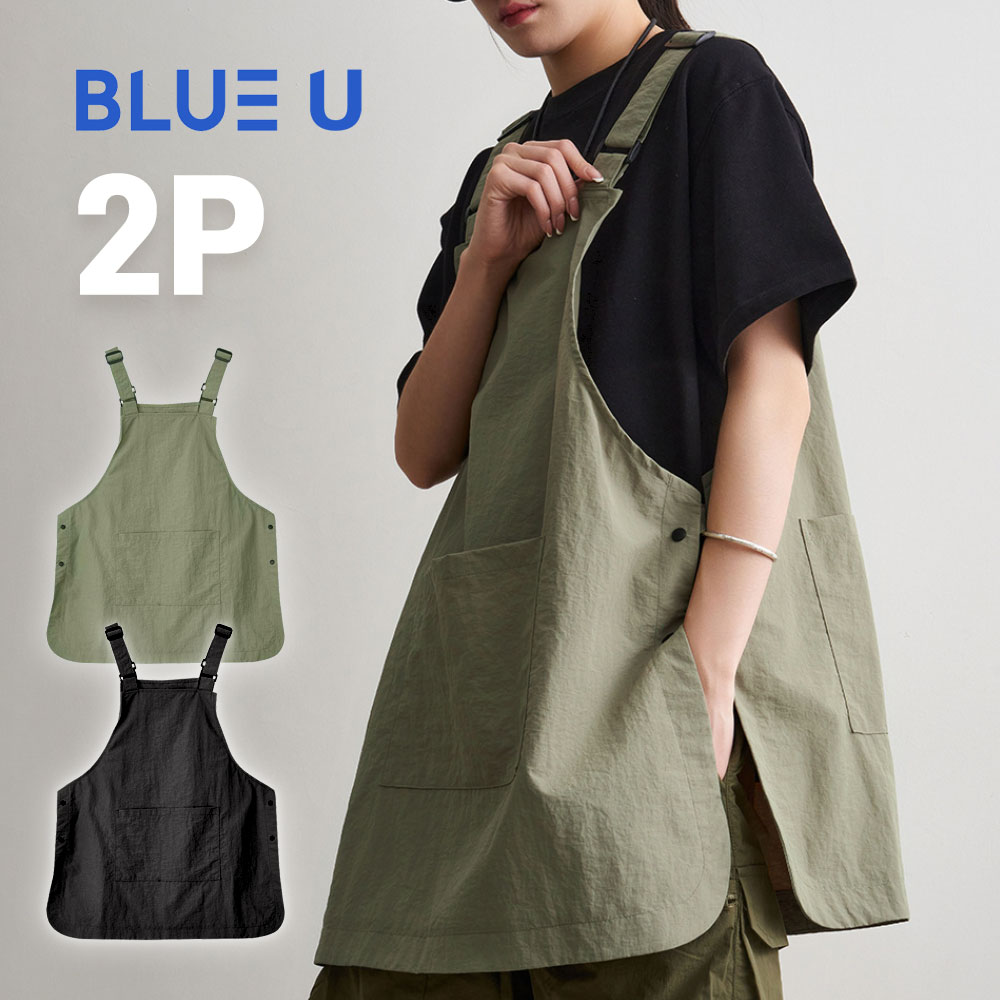 블루유 양면 카페 앞치마 초경량 빅사이즈 25,900원