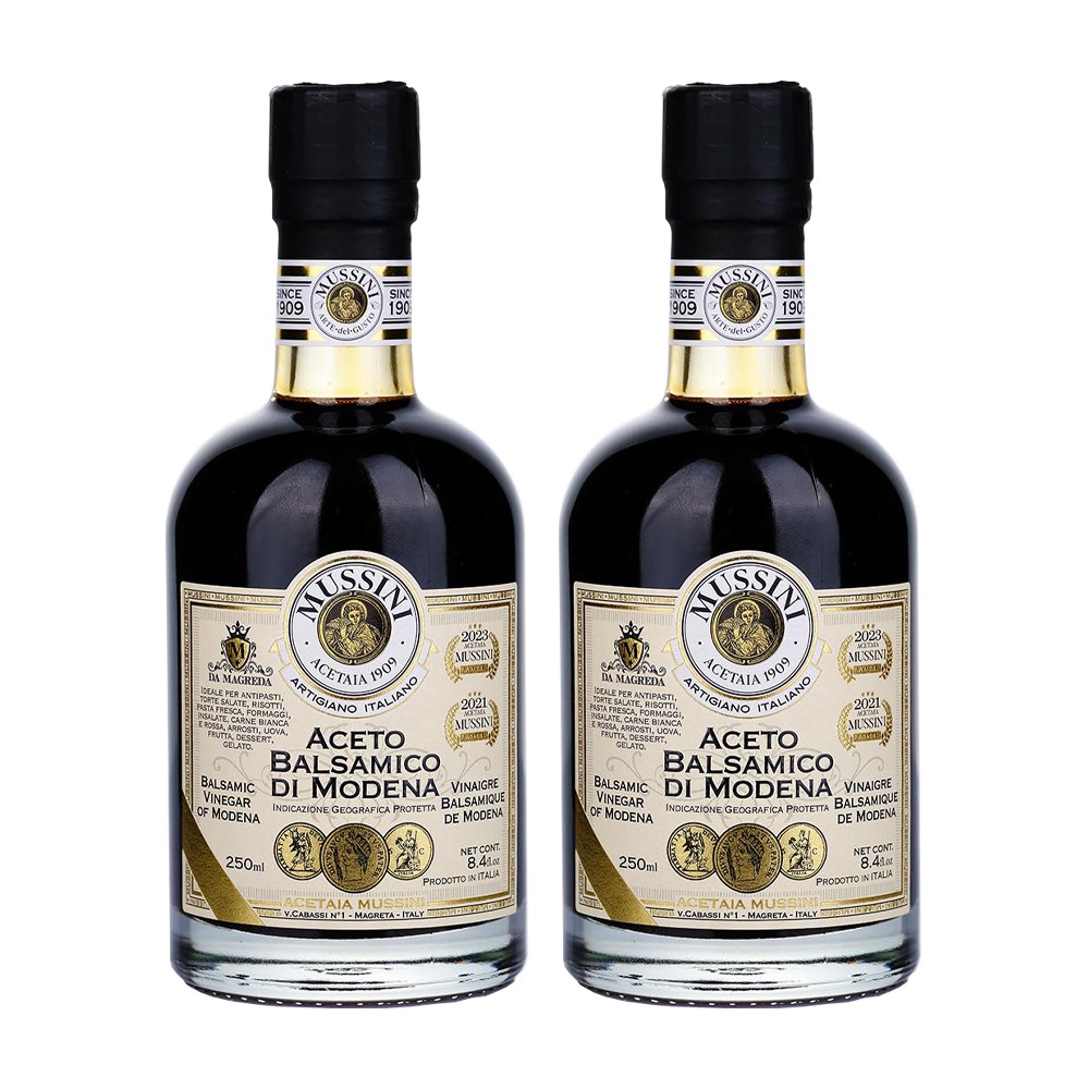 이태리 모데나 무씨니 오크통 9년숙성 발사믹 IGP(유럽연합인증) 브라운라벨, 250ml, 2개 71,000원