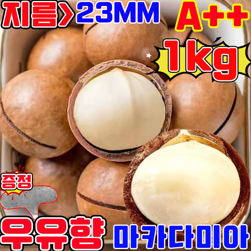 특대과 마카다미아 견과류 마카다미아 1kg 까먹는 마카다미아 통 마카다미아 오프너포함 25년 햇수확 영양 건강 식품 23,900원