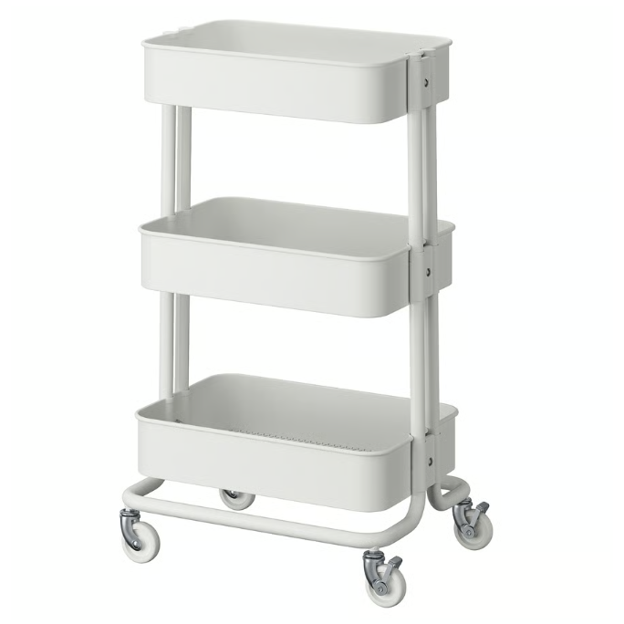 이케아 RASKOG 대형 기저귀 수납 정리 로스코그 트롤리 3단 카트 59,800원