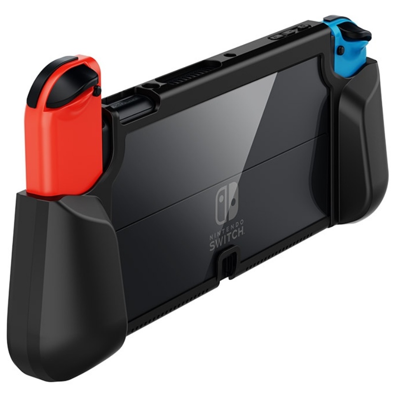 PZOZ 닌텐도 스위치 OLED PC TPU 케이스 호환 충전 거치대, 1개, 블랙, 일체형 19,800원