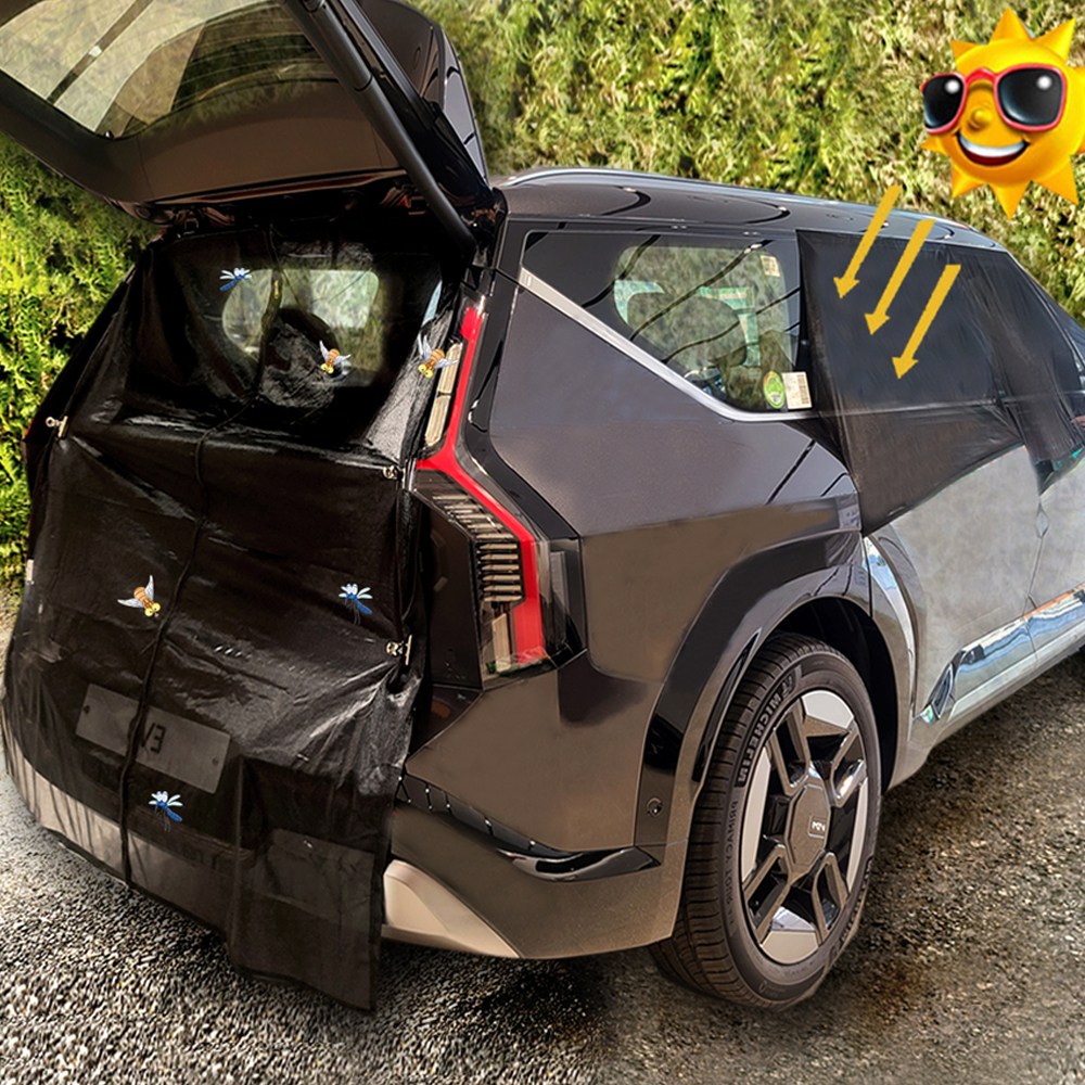 기아 EV9 호환 차박 모기장 풀 세트 앞문 뒷문 트렁크 3종 캠핑 차크닉 햇빛가리개 사생활보호 그늘막 커튼 00362, 1세트, 검정 39,800원