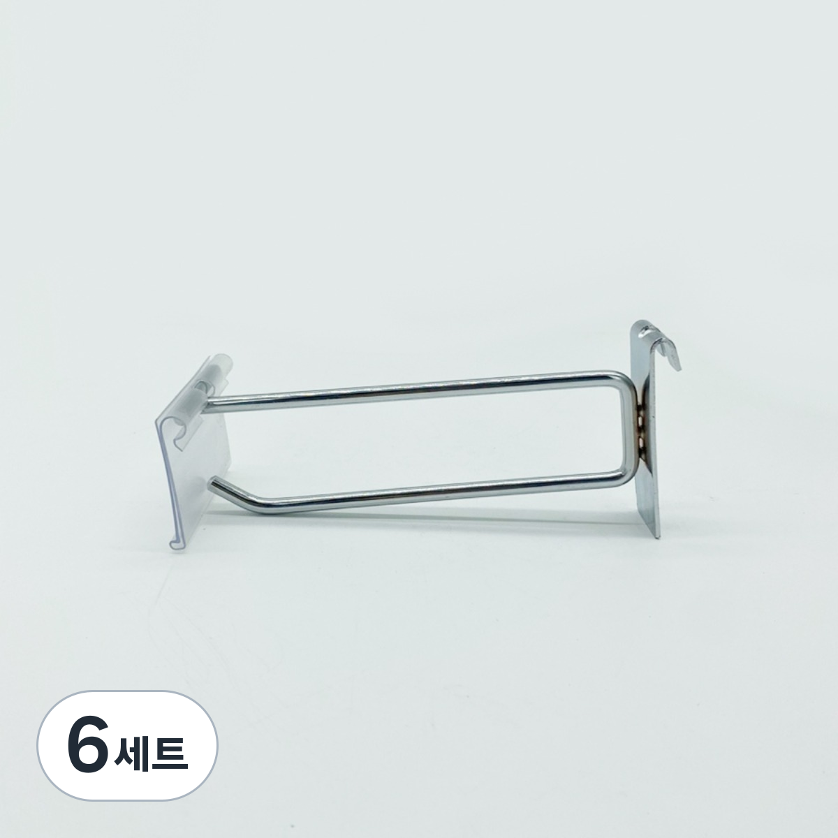 철망 진열대 후크 휀스 메쉬망 홀더 망 휀스망 가격표시기 포함 2중 매장 진열 고리 2선 (10개입), 6세트 118,080원