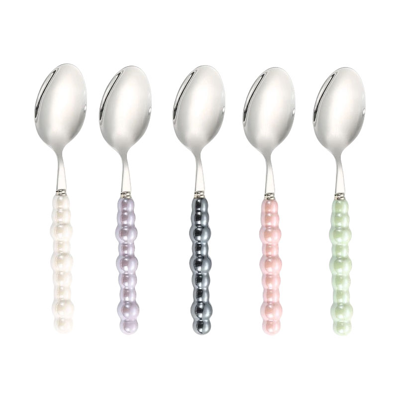 BLOWFISHFUGU 진주 스푼 포크 세트 도자기 손잡이304스텐 스푼포크세트 51,200원