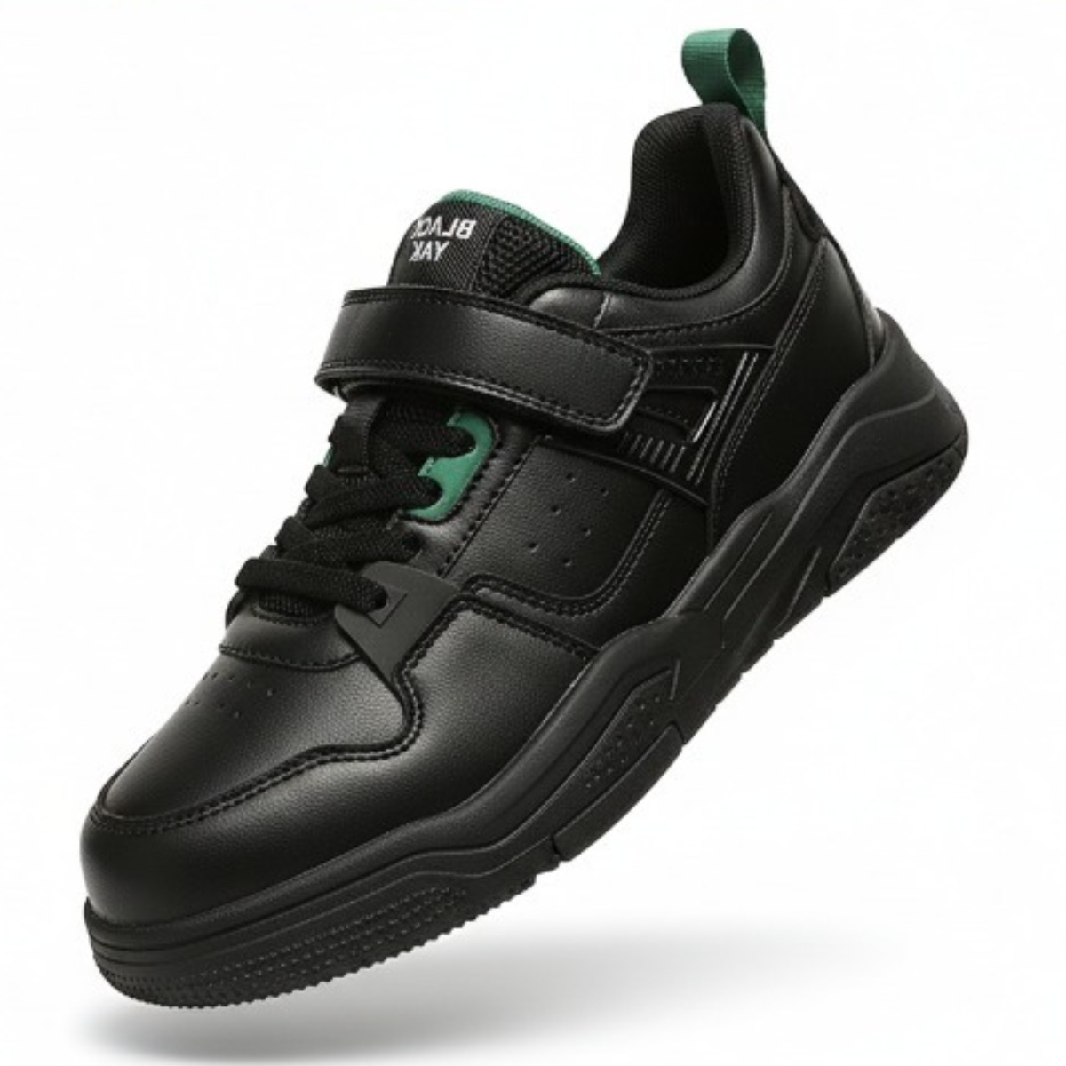 [백화점출고] 블랙야크 키즈 운동화 남아 레아 블랙 벨크로 찍찍이 아동 어린이 러닝화 스니커즈 62,800원