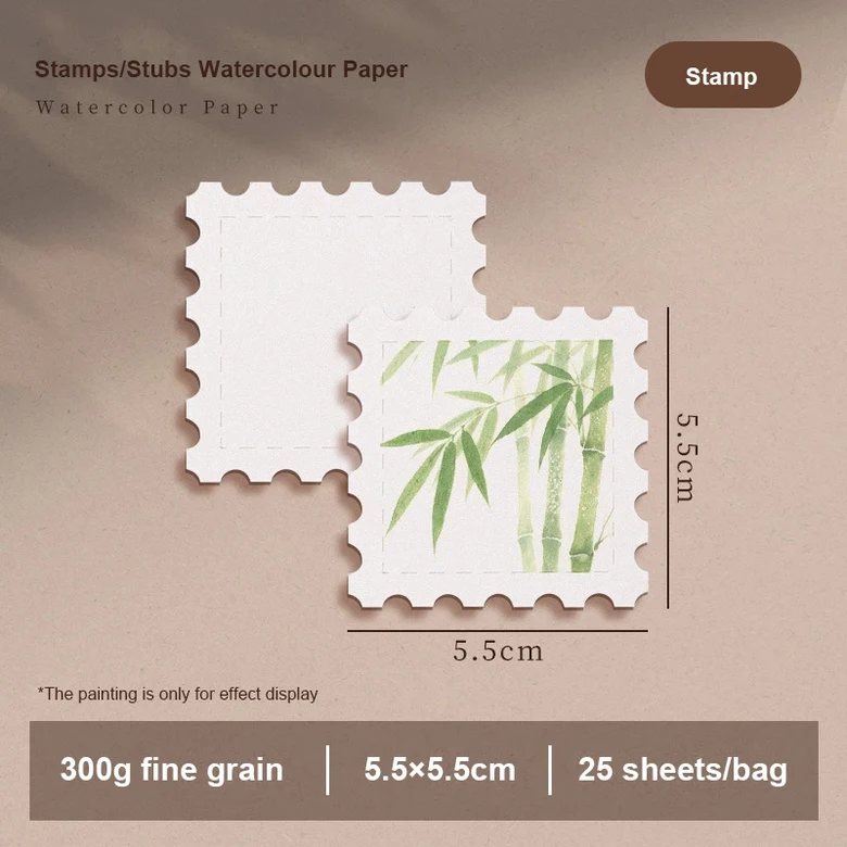 POTENTATE 스탬프 티켓 스텁 수채화 그림 종이 300g 휴대용 여행 스케치 종이 수채화 드로잉 종이 미술 용 8,800원