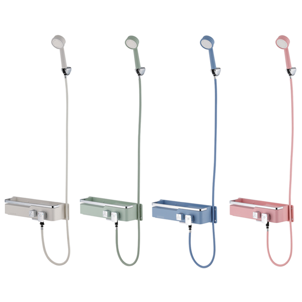 셀프리빙 4색 일반 선반형 샤워기 욕실 수전 [셀프영상 설치가능], 1개, 핑크 64,900원