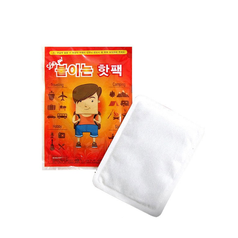 율컴퍼니 48g 파스형 붙이는 핫팩 캠핑 등산 군대 낚시 10,800원