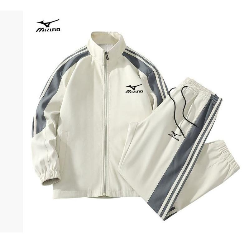 미즈노봄가을 캐주얼 트레이닝 재킷 바지 투피스 세트 58,500원
