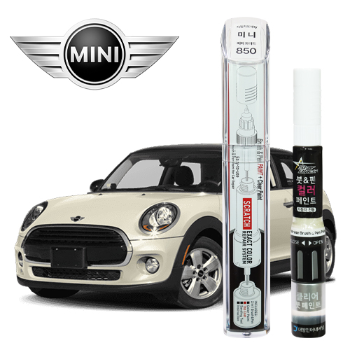 스타블랙 미니 붓펜 페인트 자동차 도색용 850 페퍼 화이트, 1개 21,700원