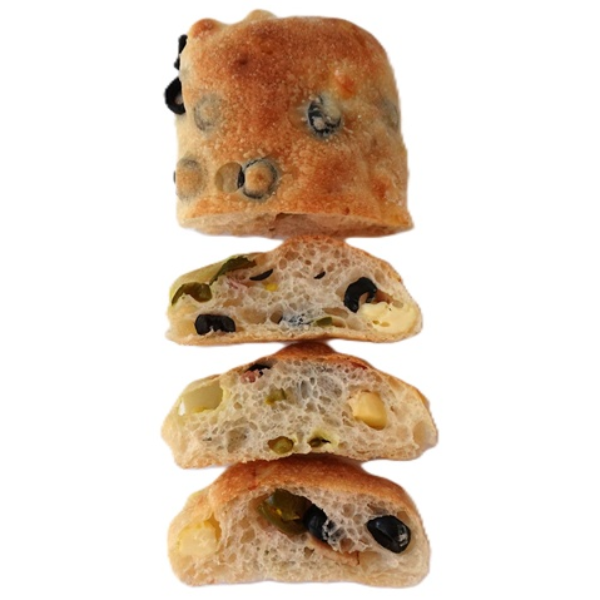 우디베이크샵 매콤 할라피뇨 치아바타, 1개, 110g 4,500원