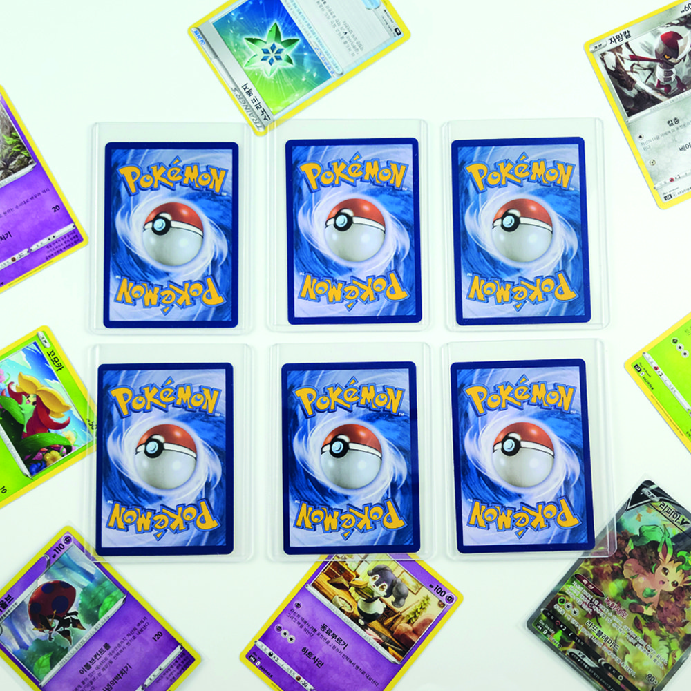 잇템잡화점 포켓몬카드 탑로더 50매 투명 카드 탑로더, 화이트 (보호필름X 특가), 50개 5,800원