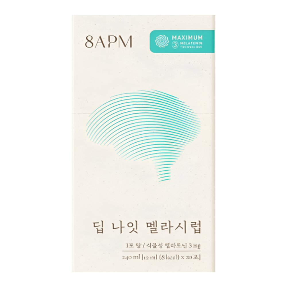 8APM 딥 나잇 멜라시럽 식물성 액상 12ml x 20포 x1박스 70,440원